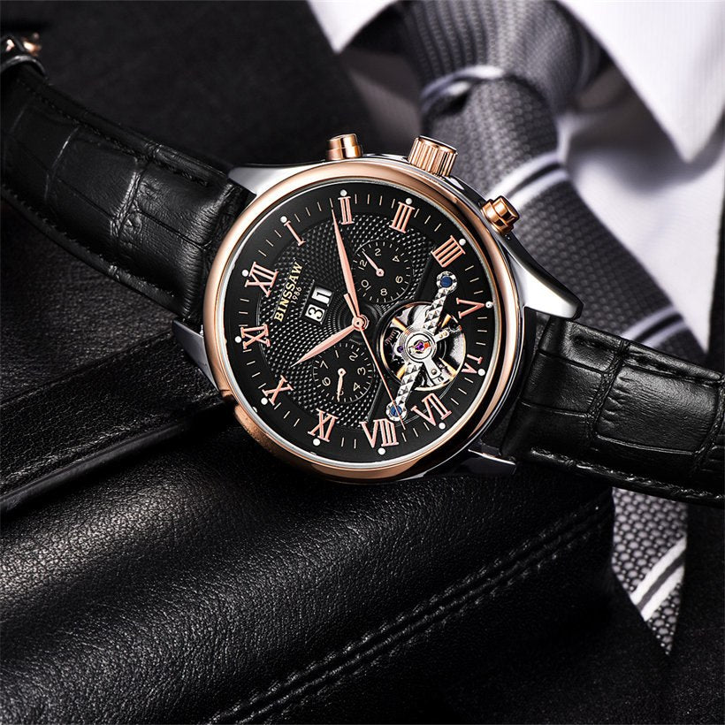 BINSSAW 2018 Watches Men Luxury Top Brand New Fashion Men's Big